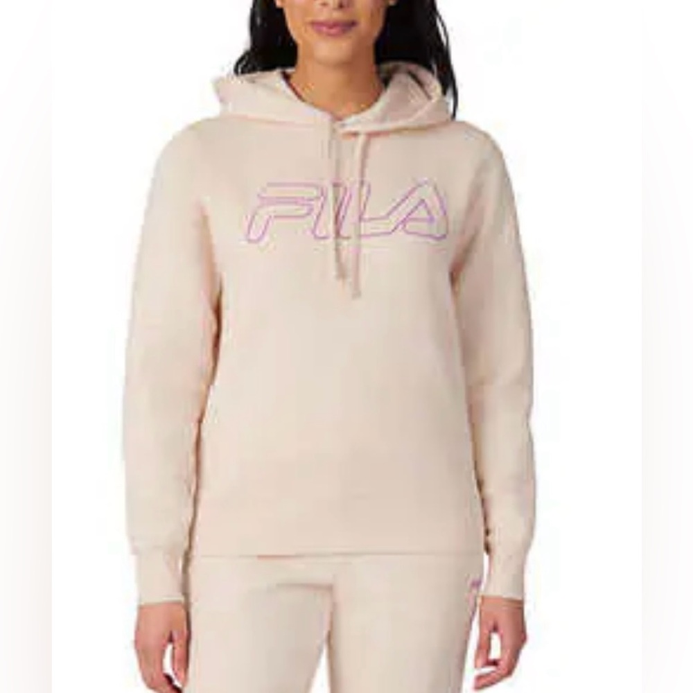 Fila hoodie ( cream color)